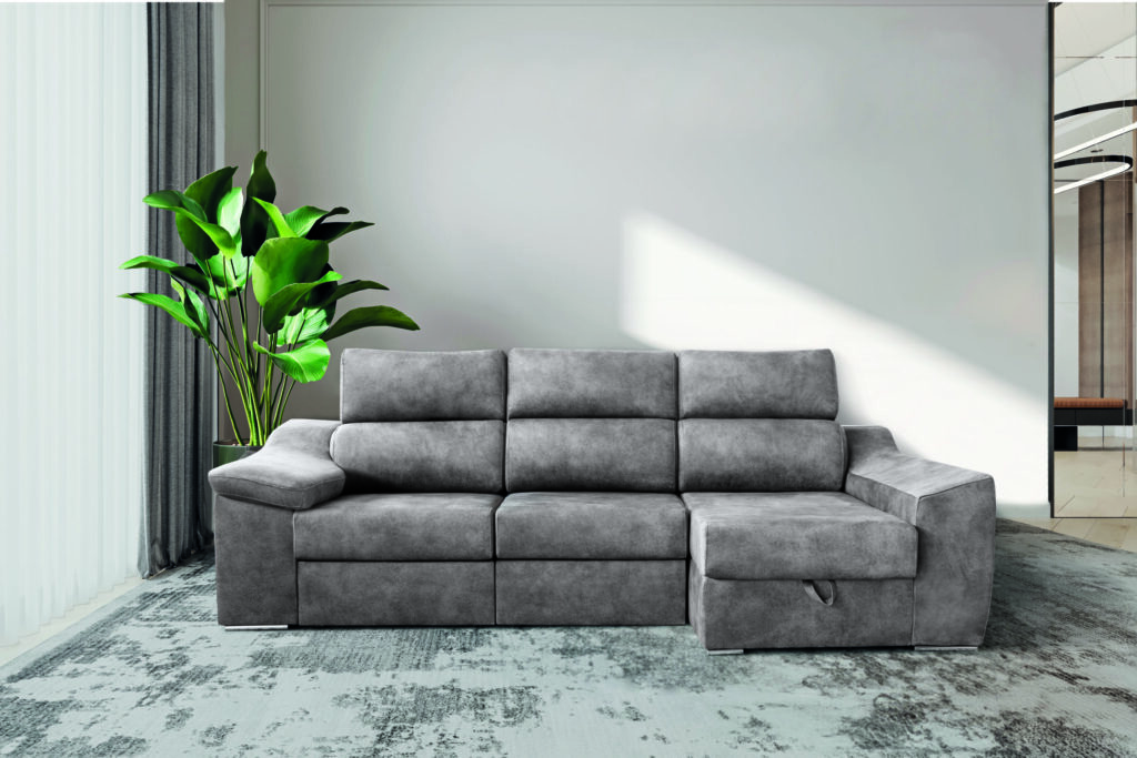 Sofá gris Gumer de Dvives Sucesores