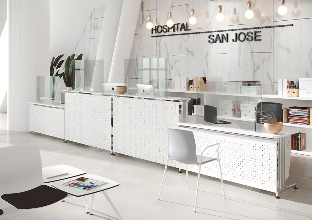 Mesa para recepción de oficinas de Dvives Sucesores